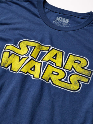 Star Wars Men's Classic Vintage Simple Logo T-Shirt