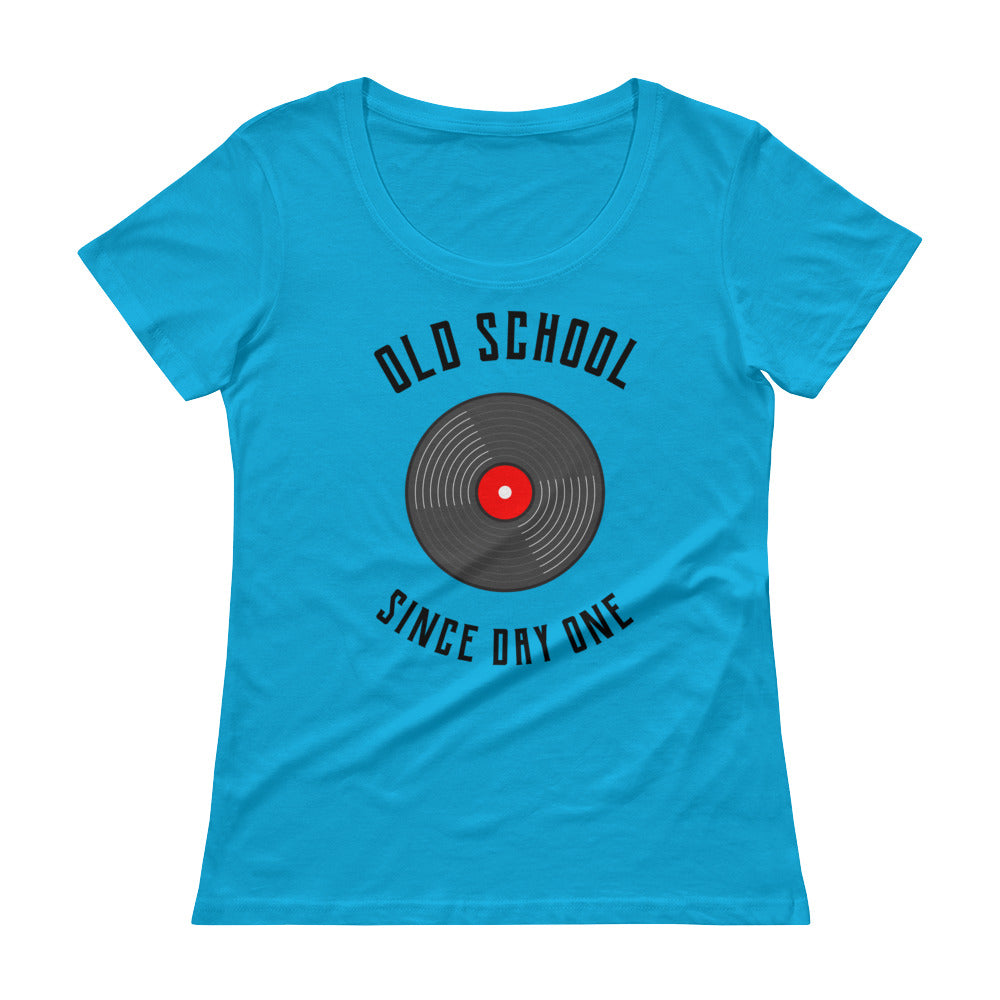 Old School Ladies' Scoop Neck T-Shirt